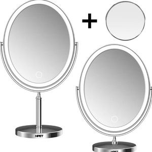 LED double sided makeup mirror